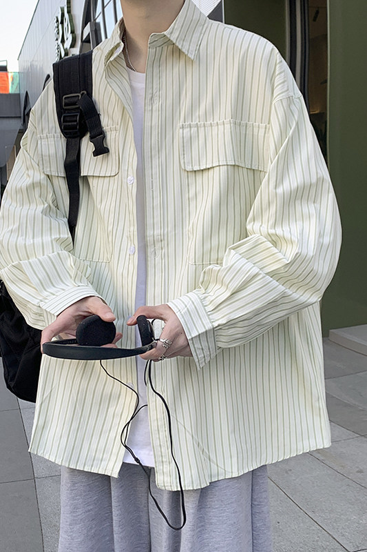 2024春长袖条纹衬衣c3103p58,男装衬衫,电商A138B