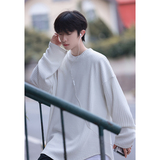 2024纯色肌理感长袖T恤t1158p45，男装T恤，电商A138B