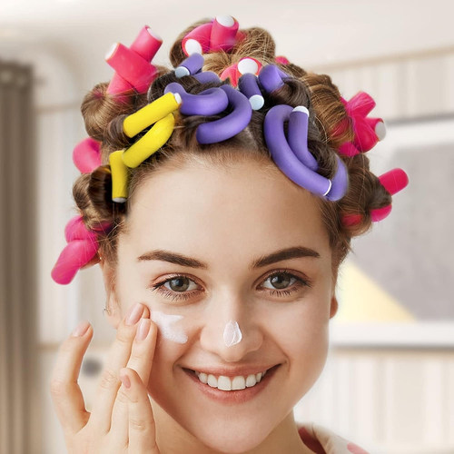 橡胶棒烫发万能杠卷发神器不伤发