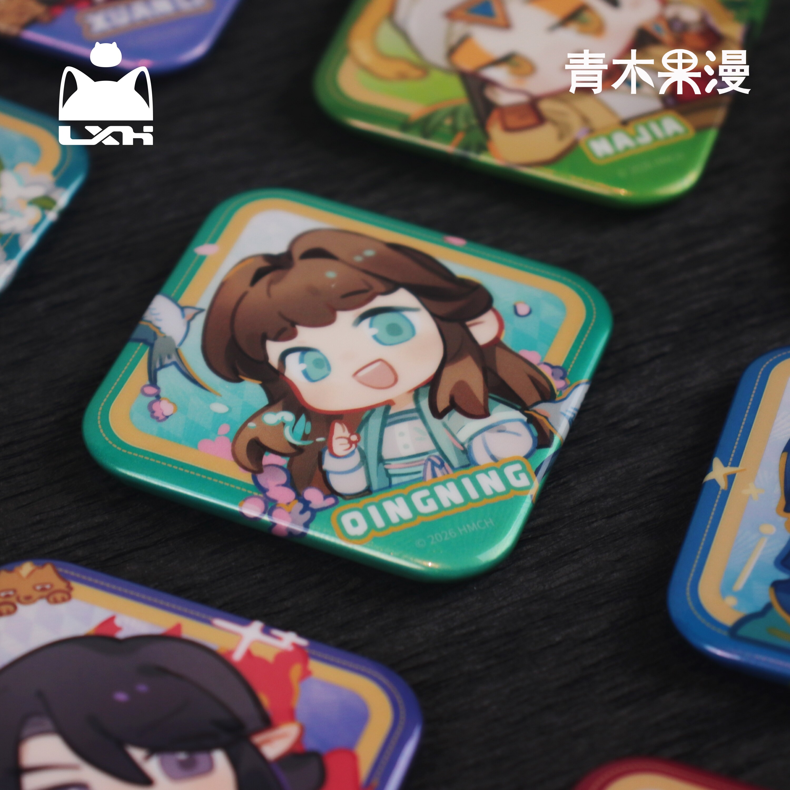 蓝溪镇愿系列双闪徽章图片