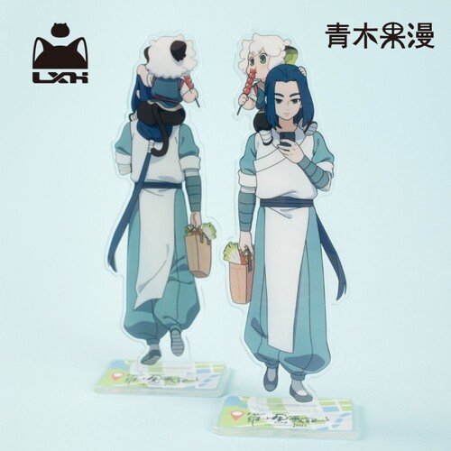 正版罗小黑师徒立牌无限摆件