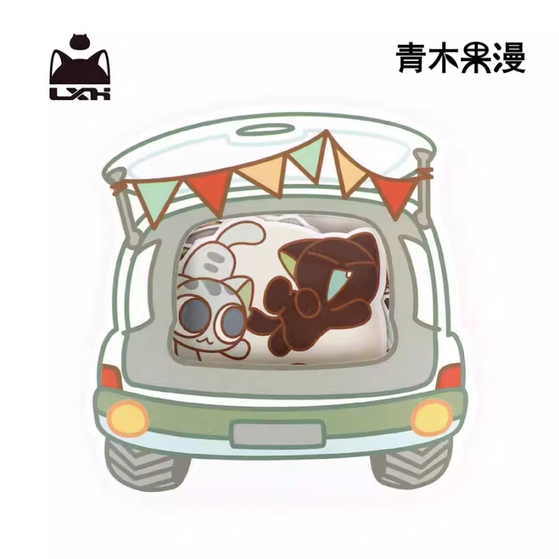 正版罗小黑行李箱贴纸