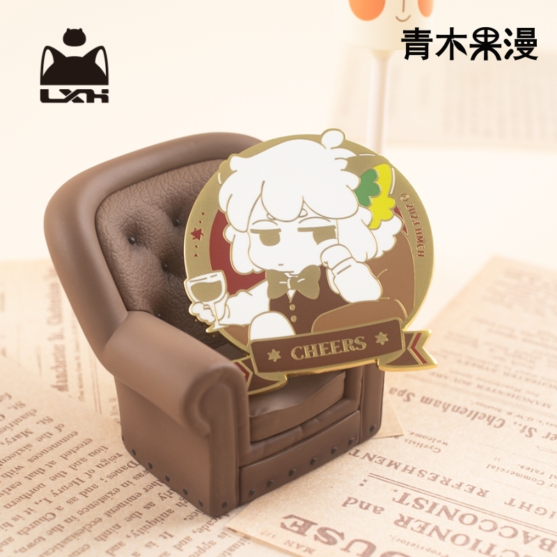 正版罗小黑切尔斯金属徽章