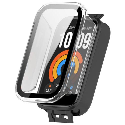 适用小米手环11Active保护壳Mi Smart Band11 Active钢化一体表壳