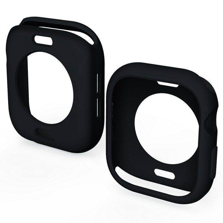 半包TPU手表壳46适用苹果10AppleWatch软壳糖果色保护套42MM镂空