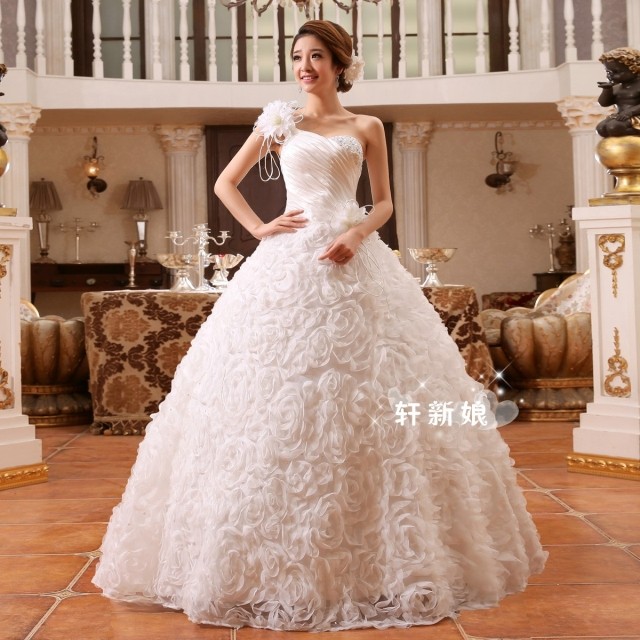  One white white wedding dress+Custom  