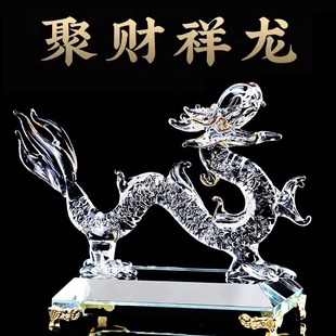 水晶十二生肖摆件吉祥物全套鼠牛虎兔龙蛇马羊猴鸡狗猪工艺品摆件