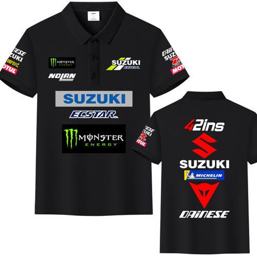 铃木SUZUKI重机车赛车服POLO衫