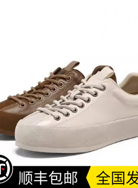 商场同款2026春新款复古板鞋增高厚底休闲小白鞋德训鞋女50088AM6
