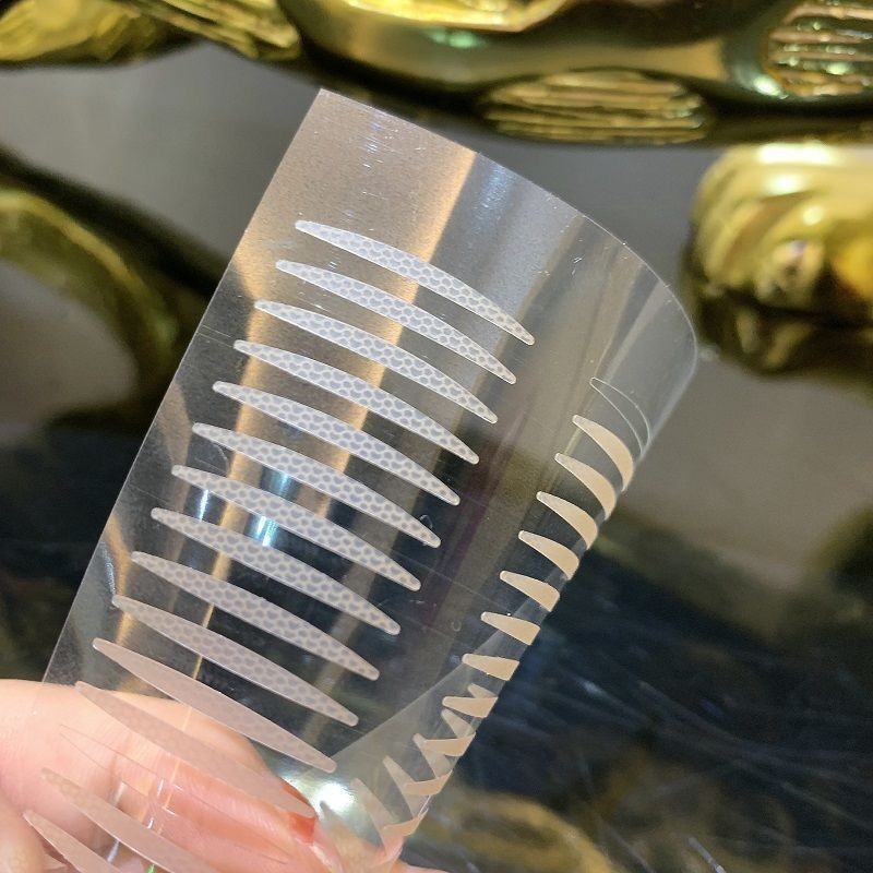 双眼皮工具贴M细长自然隐形美目贴不反光橄榄型纤维胶条现货
