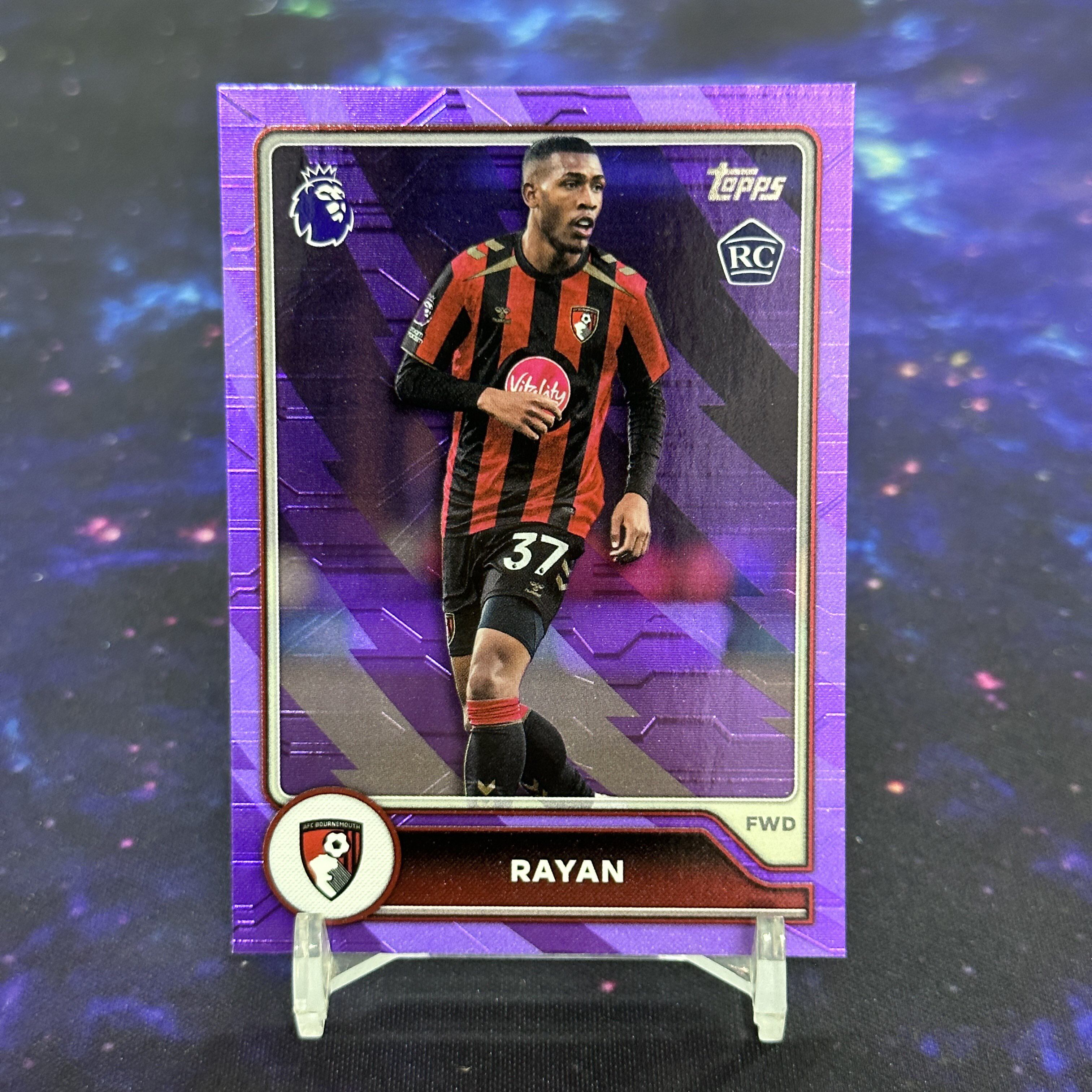 2026-27 TOPPS英超球星卡 紫平行卡 拉扬RC 伯恩茅斯 新秀
