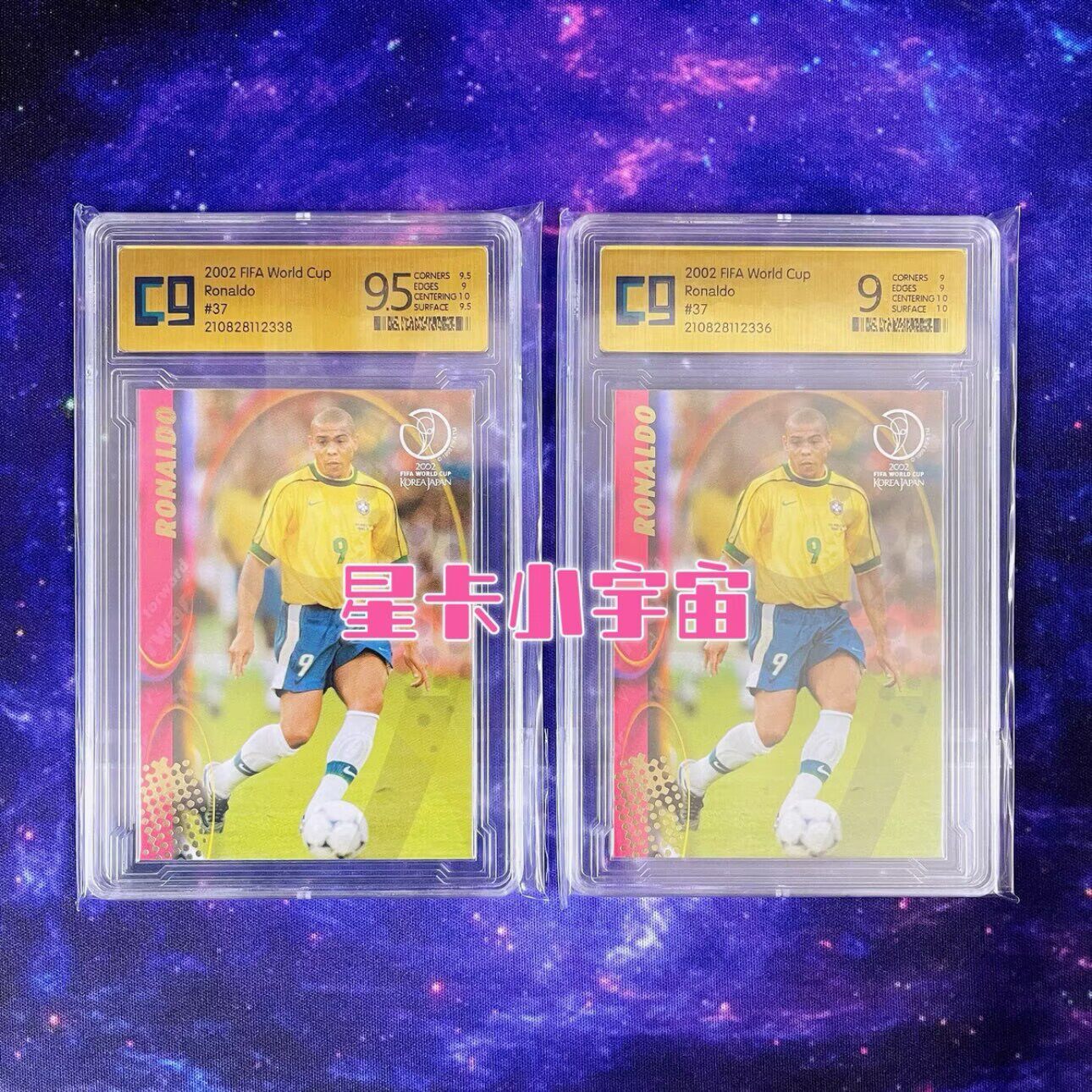 帕尼尼2002世界杯罗纳尔多球星卡