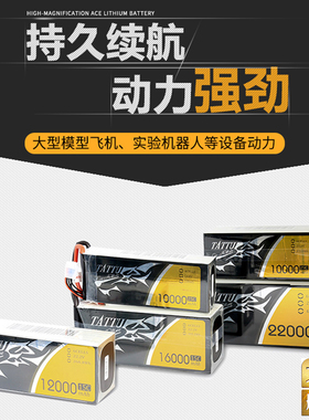ACE格氏3S/4S/6S 10000/16000/22000mah航模无人机高压智能锂电池