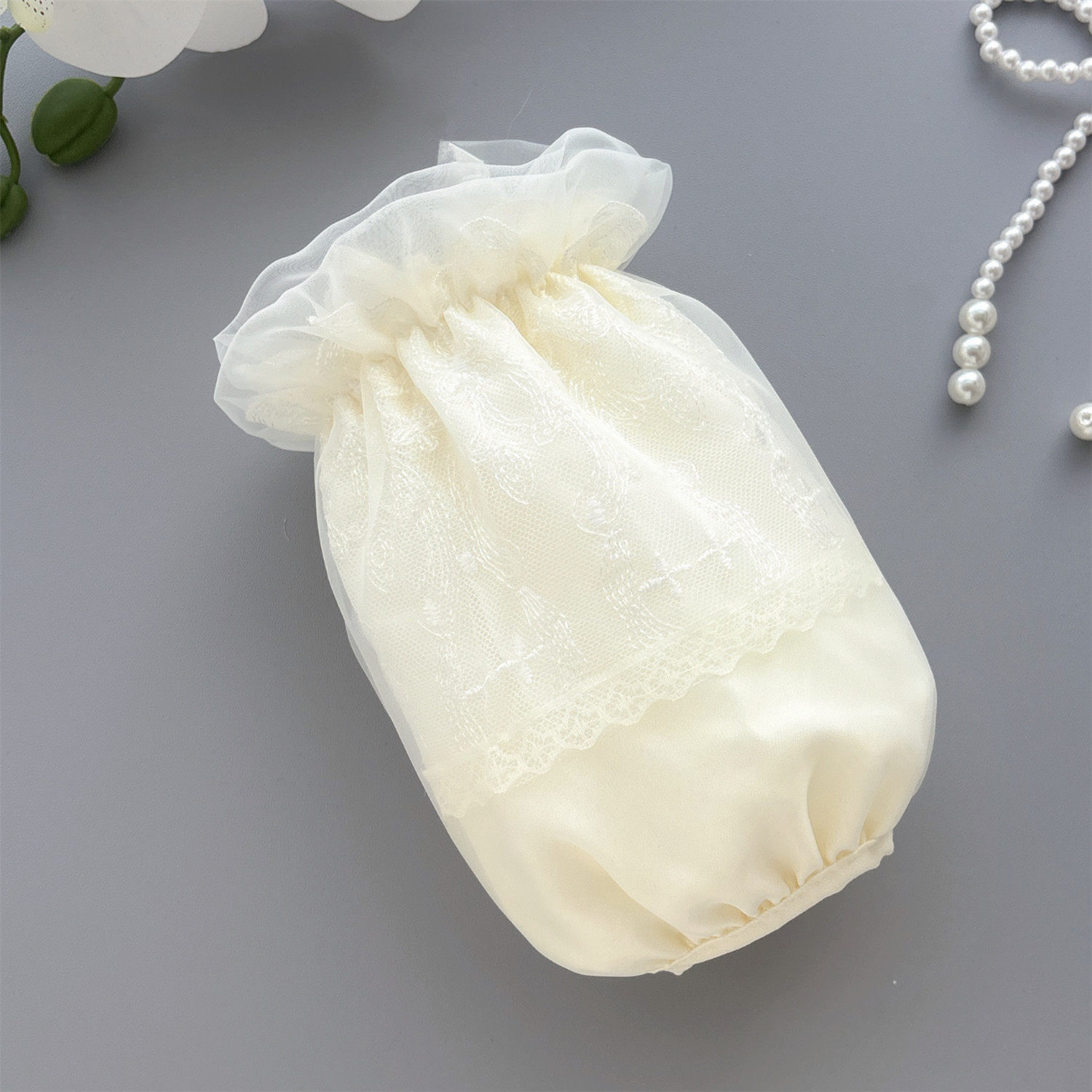 袖套女2025新款冬季成人上班耐脏羽绒服套袖高颜值隐形蕾丝护袖头