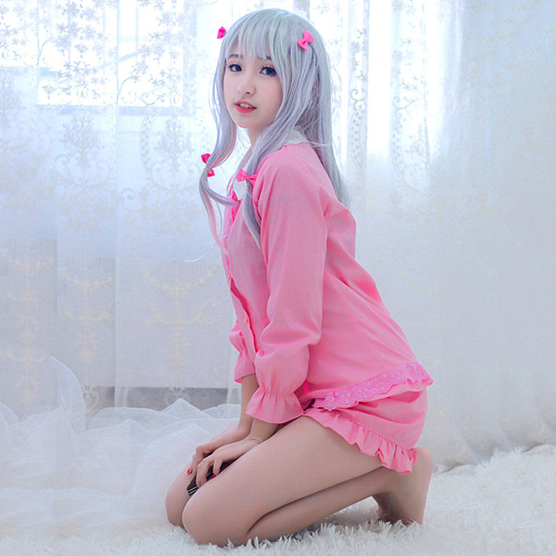 埃罗芒阿情色漫画老师和泉纱雾cos服粉色睡衣内衣cosplay服装现货