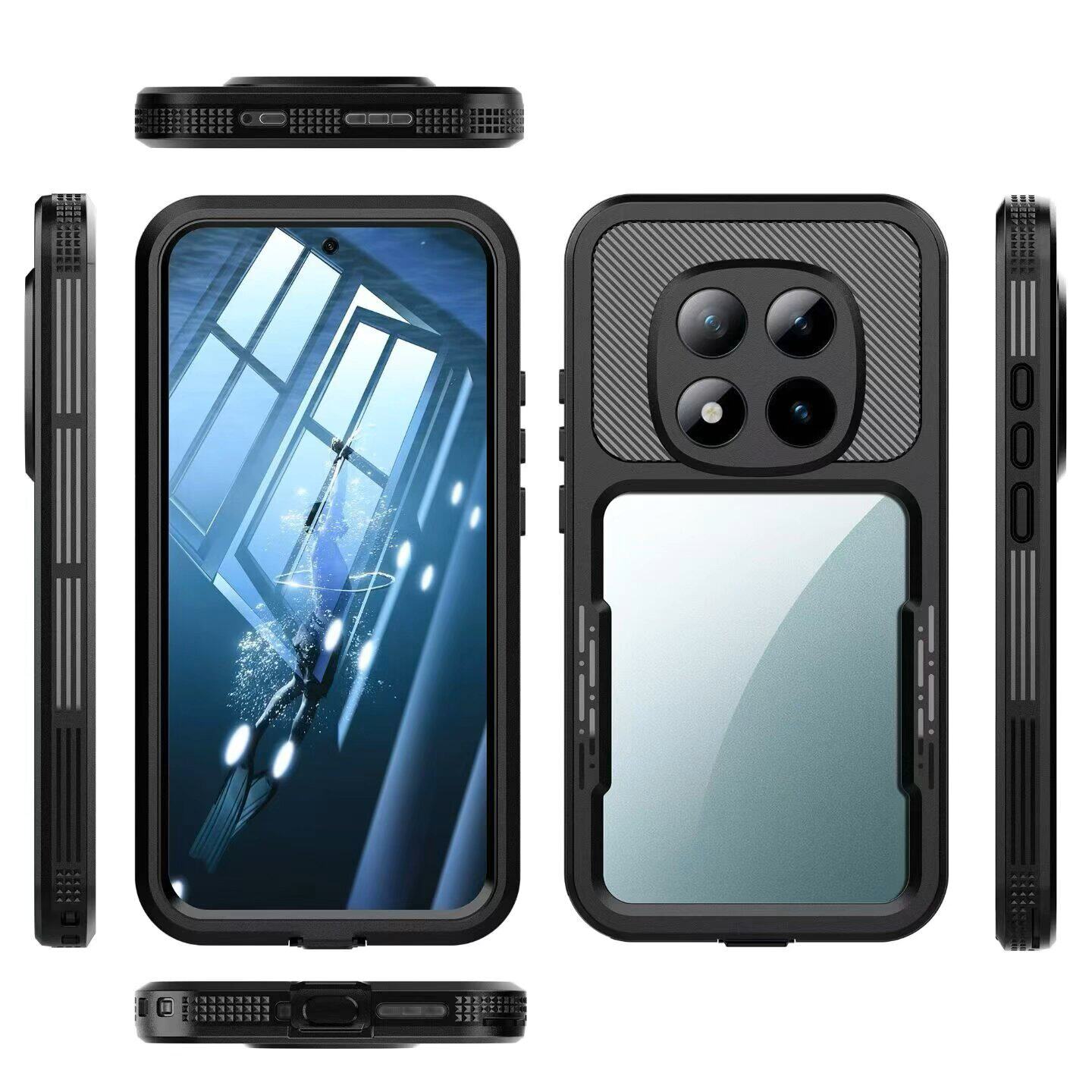 适用于红米NOTE15Pro游泳防水壳潜水手机套骑手外卖壳膜保护套