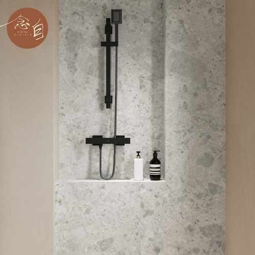 意式轻奢风瓷砖大颗粒水磨石地砖