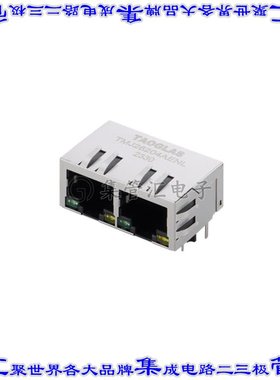 TMJ26204AENL 连接器接插件RJ45 ICM, 10/100 BASE-T, 1X2, SH