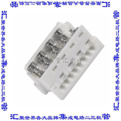 D2558H-208-P0WH-B 连接器接插件CONN RCPT 8POS IDC 26-28AWG TI
