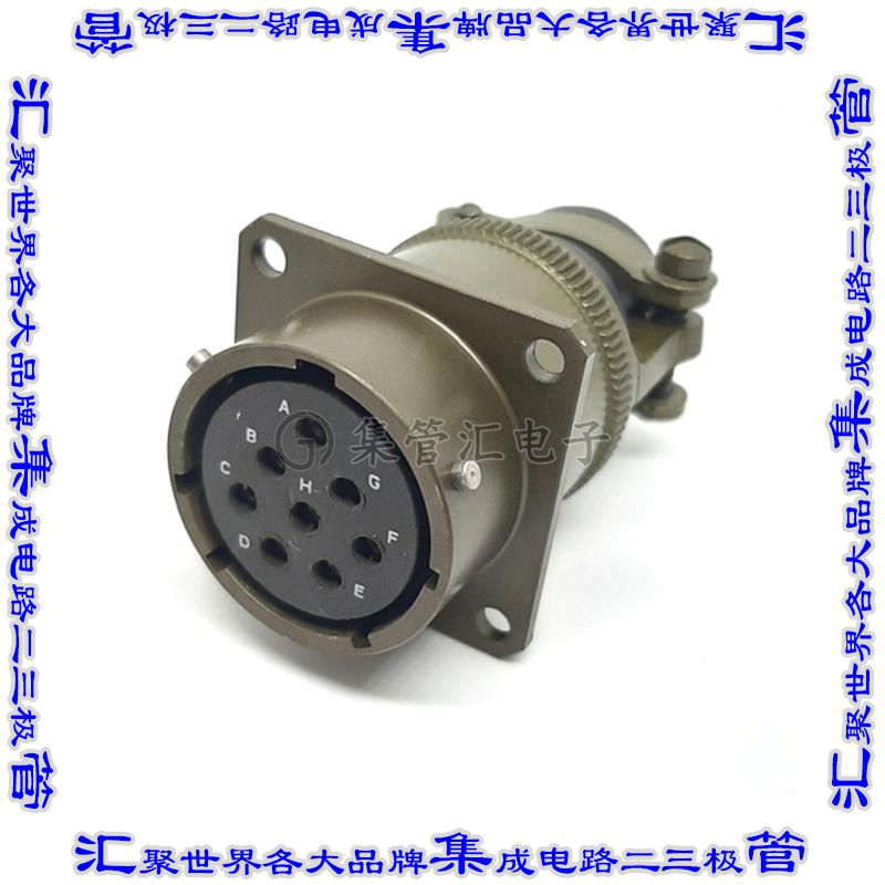 MSW00E16-8S-SR 连接器接插件WALL MOUNT RECEPTACLE, ENVIRONME