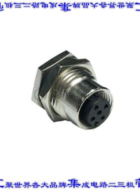 M12A-10PFFS-SF8C15 连接器接插件CONN RCPT FML 10P WIR LEAD 0.