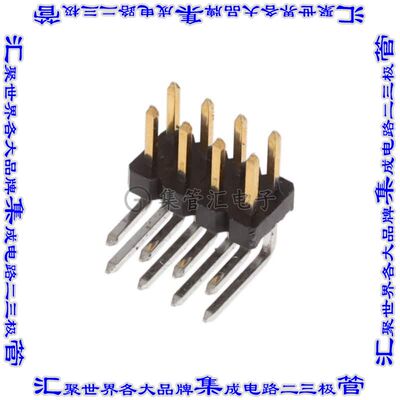 2842156-4 连接器接插件8P,2MM,BRK HDR,DRRT,2.8,0.76AU,T