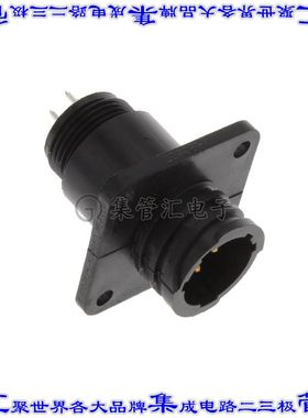 1-207825-5 连接器接插件CONN RCPT MALE 4POS GOLD SOLDER