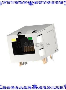 SCNRJ-88GGMSEYG-073GSORTH 连接器接插件RJ45 JACK SHIELDED TOP