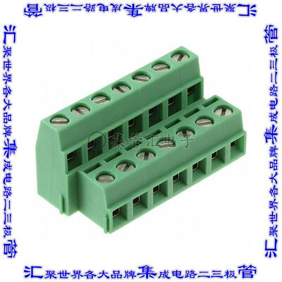 1726192 连接器接插件TERM BLK 7P SIDE ENT 5.08MM PCB