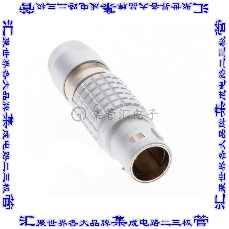 FGG.2B.302.CLAD82 连接器接插件CONN PLUG MALE 2P GOLD SLDR CU