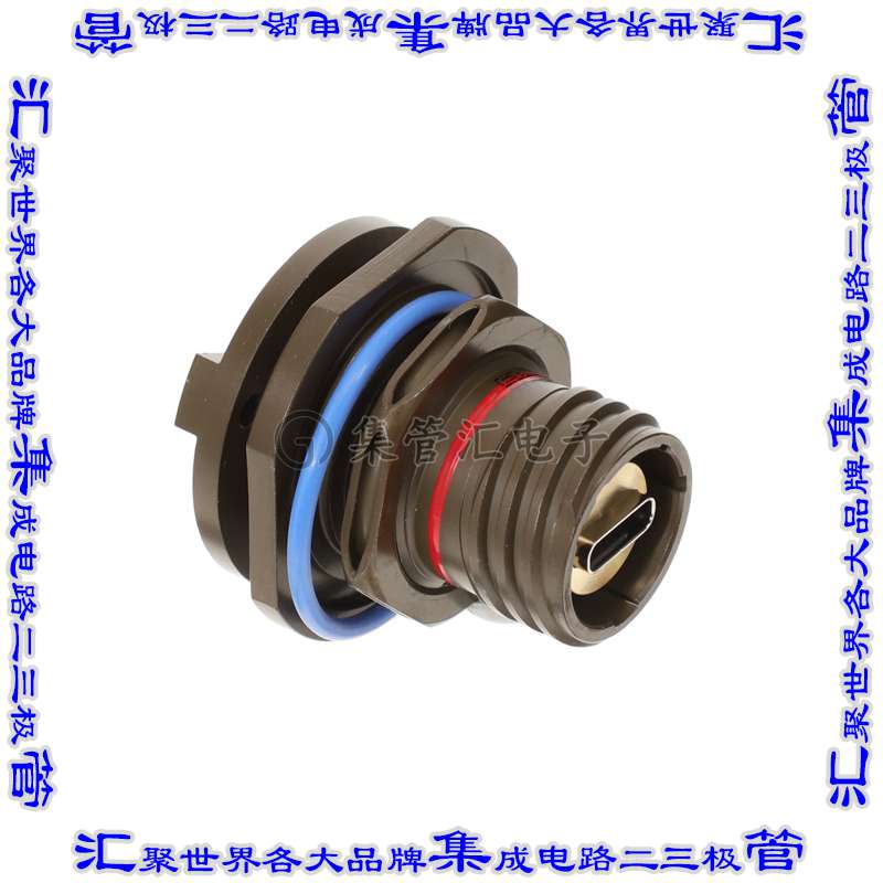 USB3CFTV7GF459 连接器接插件USB-C JAM NUT RECEPTACLE, ALUMIN