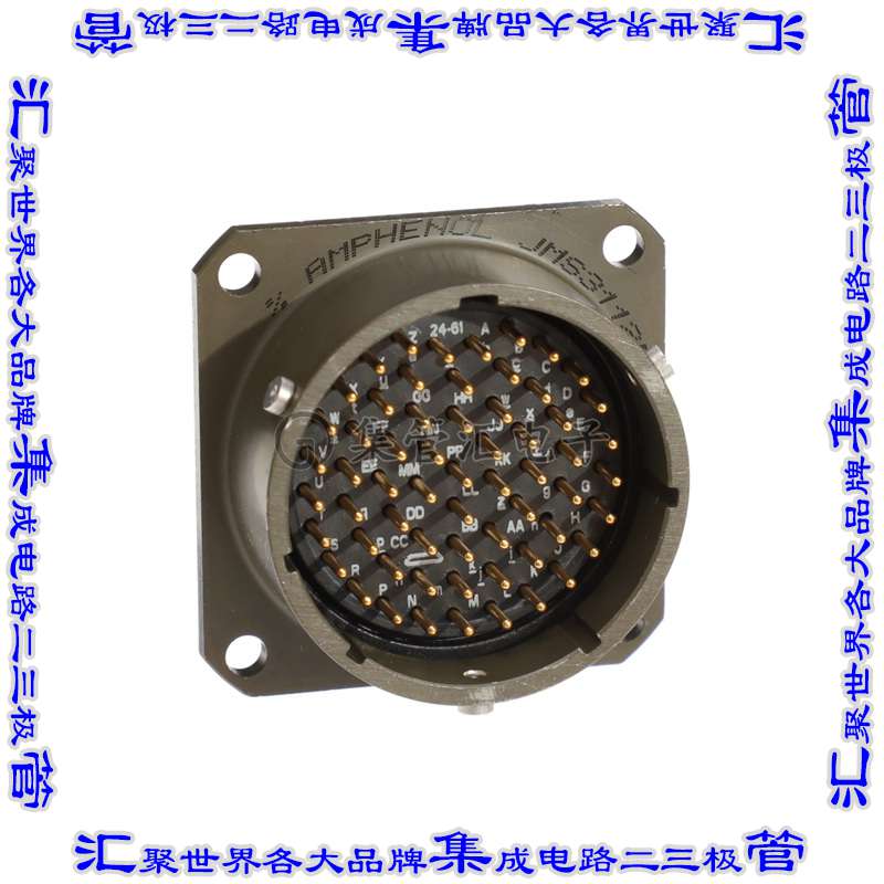 MS3112E24-61P 连接器接插件MIL-26482 MS/PT/CMB RECEPT