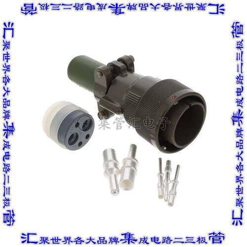 CA3106E24-12P-B-F80 连接器接插件CONN PLUG W/PINS 5POS