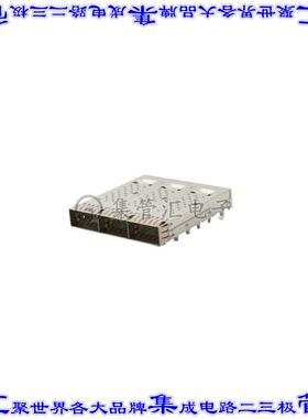 2170737-1 连接器接插件CONN QSFP28 CAGE 1X3 PRESSFIT RA