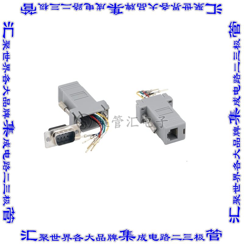 DBM-9MRJ12 连接器接插件MODULAR ADAPT DSUB DB9 TO RJ12
