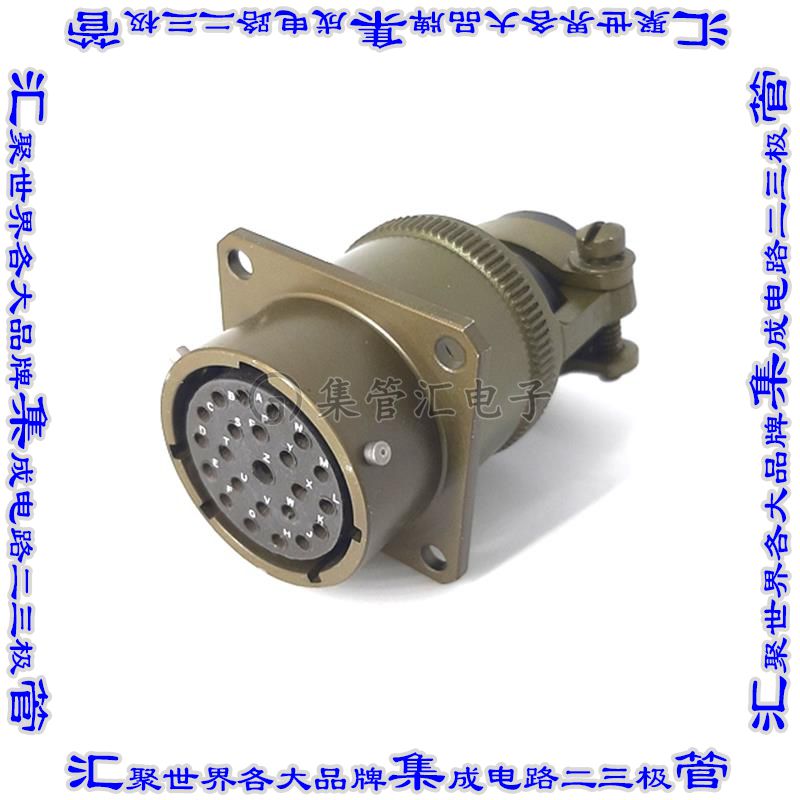 MSW00E16-23S-SR 连接器接插件WALL MOUNT RECEPTACLE, ENVIRONME