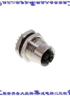 860-X08-21SR0R4 连接器接插件M12 8P A-CODE FEMALE VERT REAR P