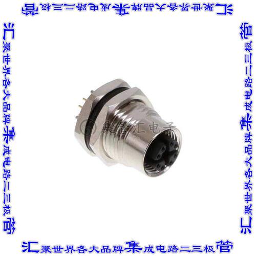 860-X08-21SR0R4 连接器接插件M12 8P A-CODE FEMALE VERT REAR P