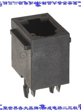 61835-0441LF 连接器接插件CONN MOD JACK 4P4C VERT UNSHLD