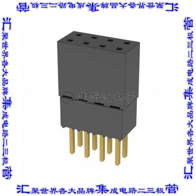 ESQ-104-23-G-D 连接器接插件CONN SOCKET 8POS 0.1 GOLD PCB
