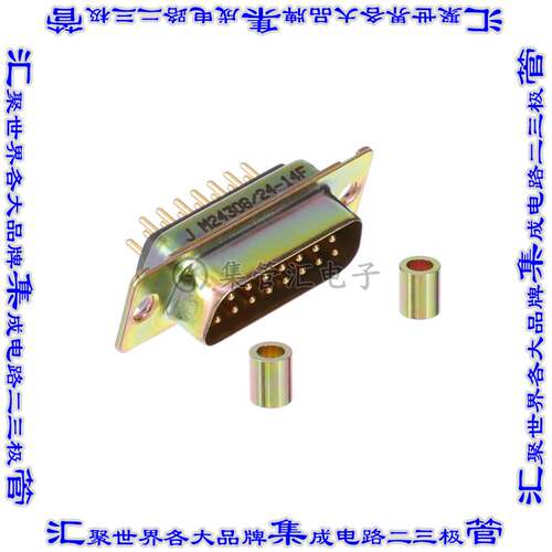 M24308/24-14F 连接器接插件CONN DSUB PLUG 15POS PNL MNT SLD
