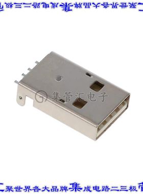 A-USB A-LP-SMT-C 连接器接插件CONN RCPT USB2.0 TYPA 4P SMD RA