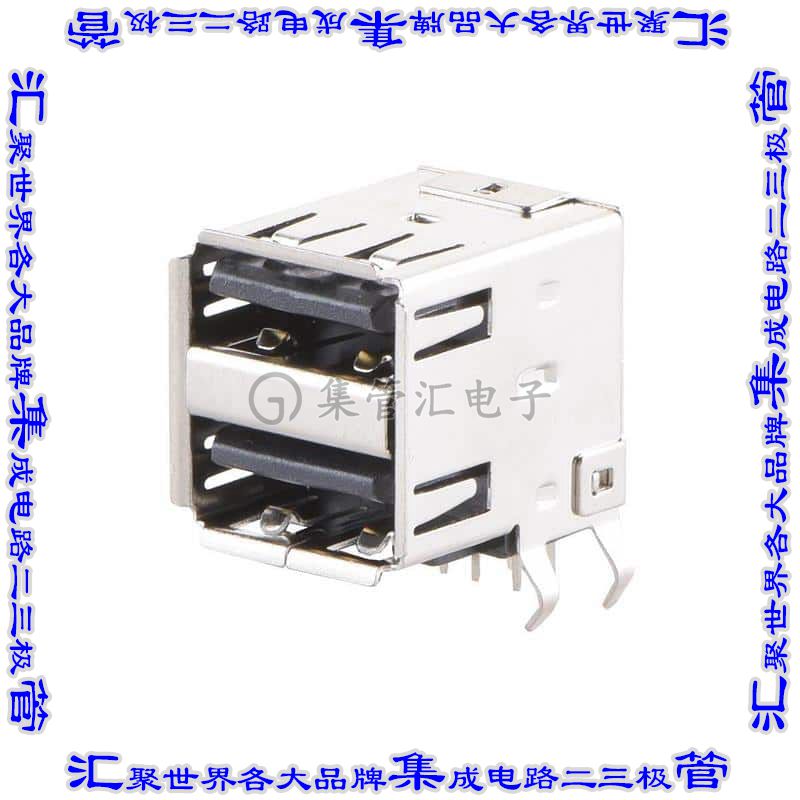 KUSB-6-7-4-3-1-1-10 连接器接插件RIGHT ANGLE USB RECEPTACLE F