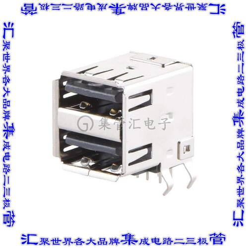 KUSB-6-7-4-3-1-1-10 连接器接插件RIGHT ANGLE USB RECEPTACLE F