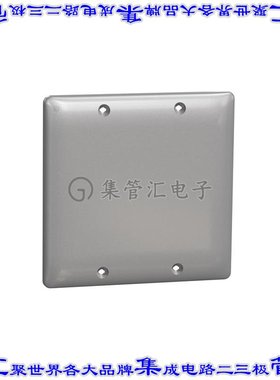 SQWS140002GY 连接器接插件2 GANG BLANK WALL PLATE GY