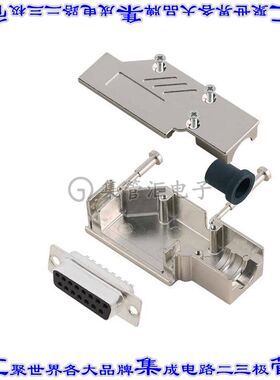 6355-0099-12 连接器接插件D-SUB BACKSHELL, FULL METAL, 90