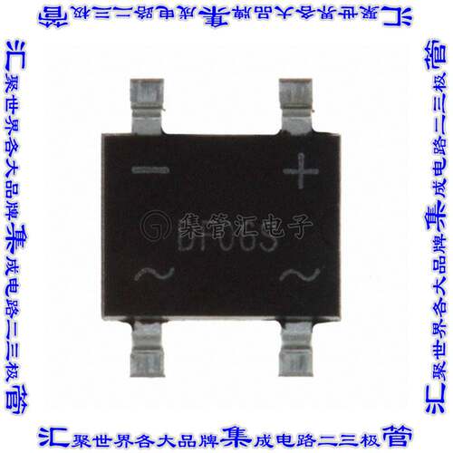 DF06S-G 桥式整流器二极管 BRIDGE RECT 1PHASE 600V 1A DFS