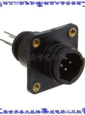 1-207825-1 连接器接插件CONN RCPT MALE 4POS TIN SOLDER