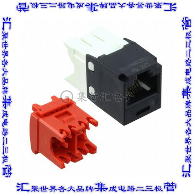 CJ5E88TGBL-24 连接器接插件CATEGORY 5E, RJ45, 8-POSITION, 8