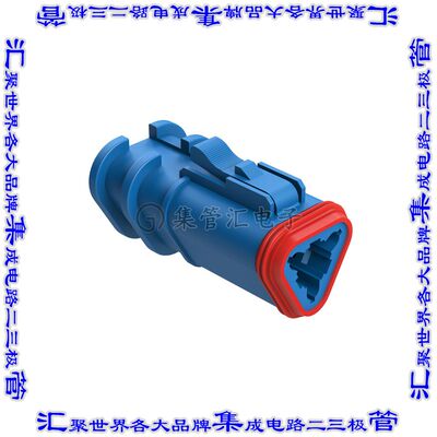 AT06-3S-OMRDBLU 连接器接插件3 POSITION OVERMOLDED PLUG, SOCK